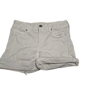 American Eagle Outfitters Super Super Stretch Hi Rise Shortie Denim Shorts Sz 6